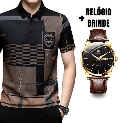 Camisa Polo Chelsea Lançamento + Relogio de Brinde