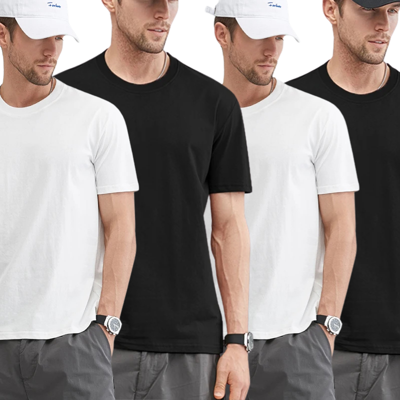 Pague 2 Leve 4 - Camiseta Confort Basica Algodão
