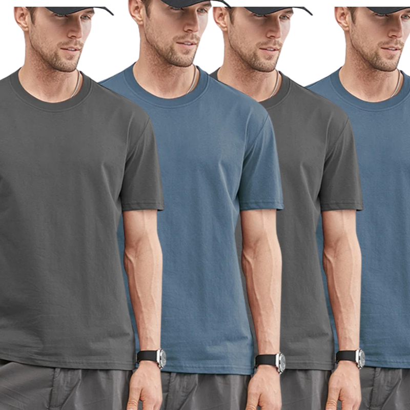 Pague 2 Leve 4 - Camiseta Confort Basica Algodão