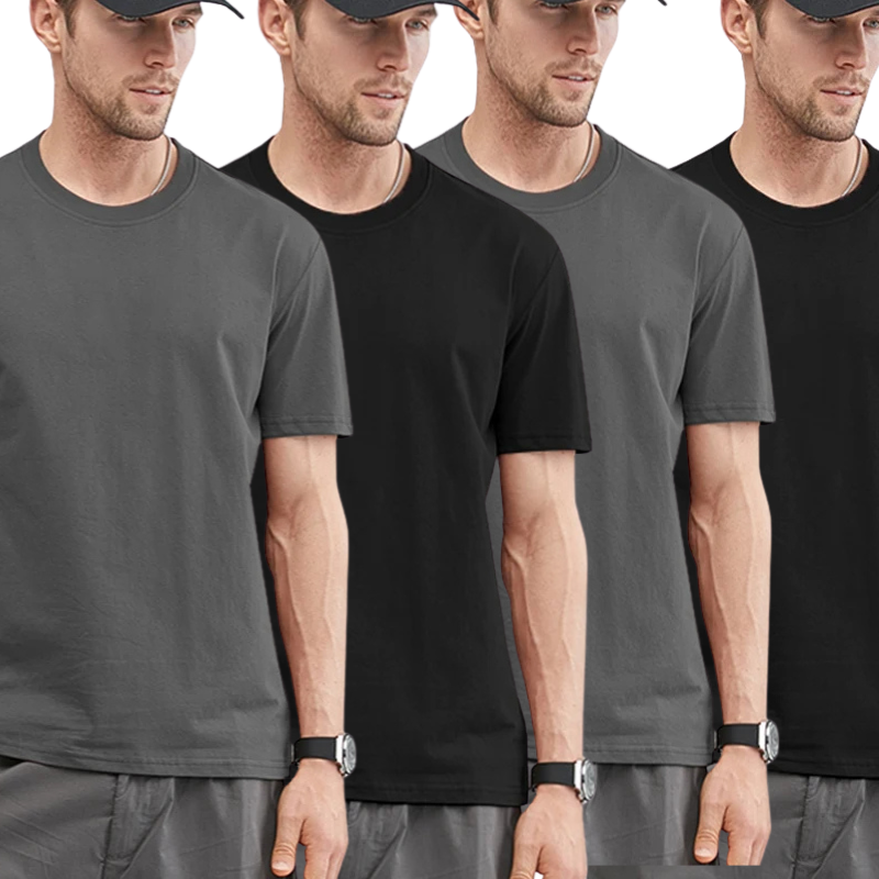 Pague 2 Leve 4 - Camiseta Confort Basica Algodão