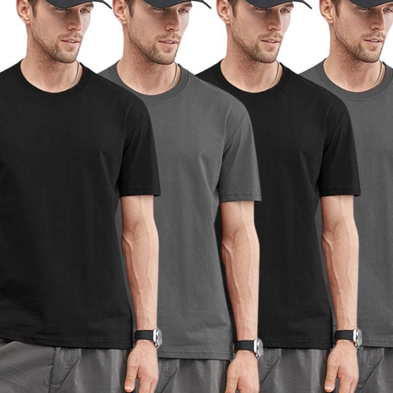 Pague 2 Leve 4 - Camiseta Confort Basica Algodão