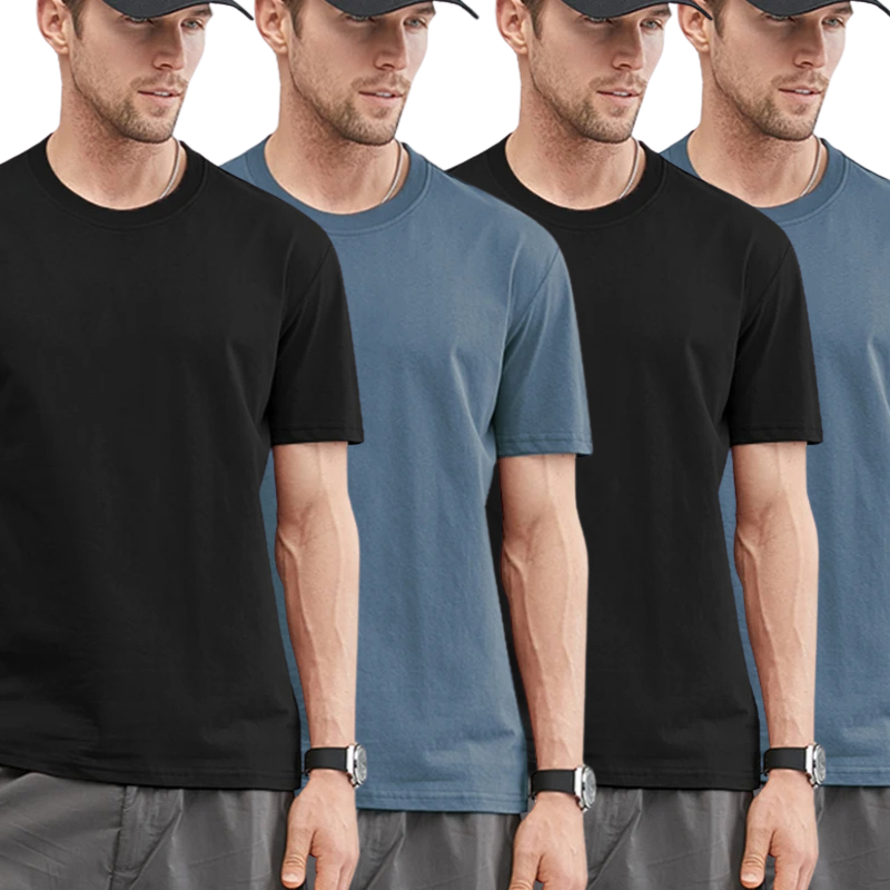 Pague 2 Leve 4 - Camiseta Confort Basica Algodão