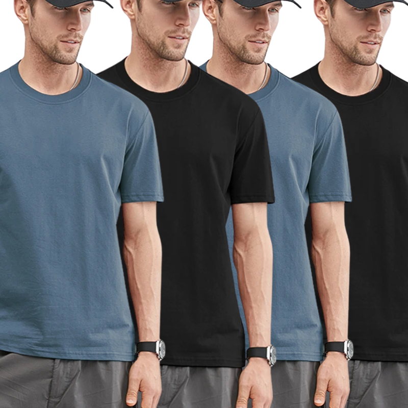 Pague 2 Leve 4 - Camiseta Confort Basica Algodão