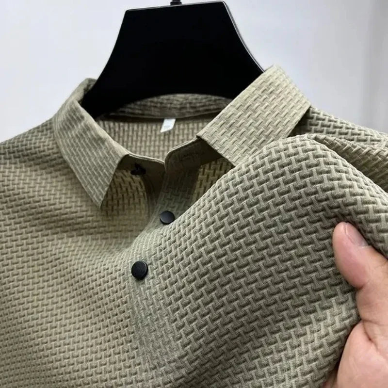 Compre 3 Leve 5 - Camisa Polo Fresh Seda Gelo + Relogio de Brinde
