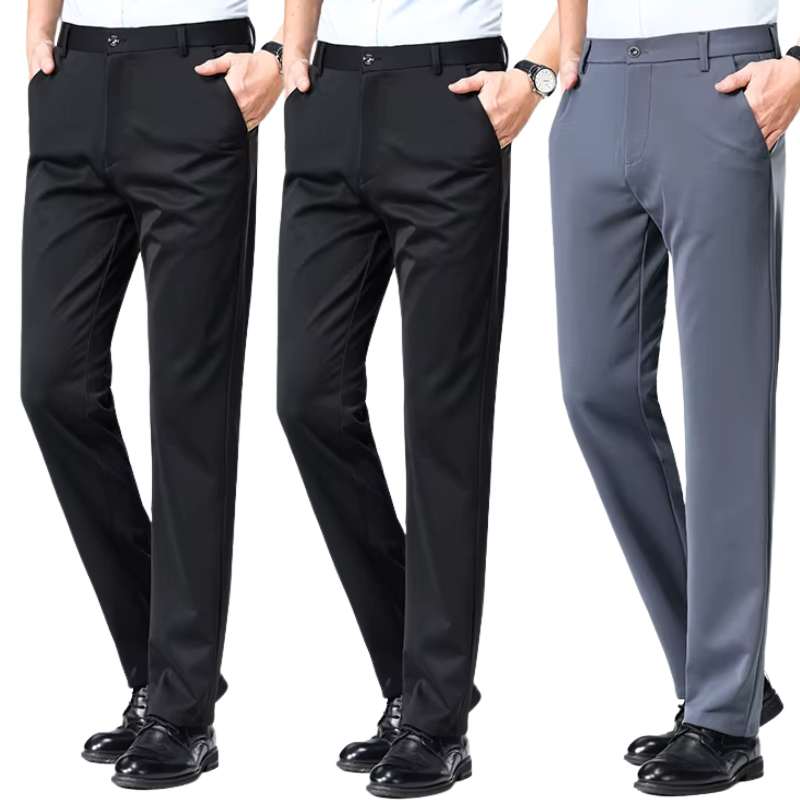 COMPRE 1 E LEVE 3 | Calça Social Clássica Alfaiataria + Cinto de Brinde