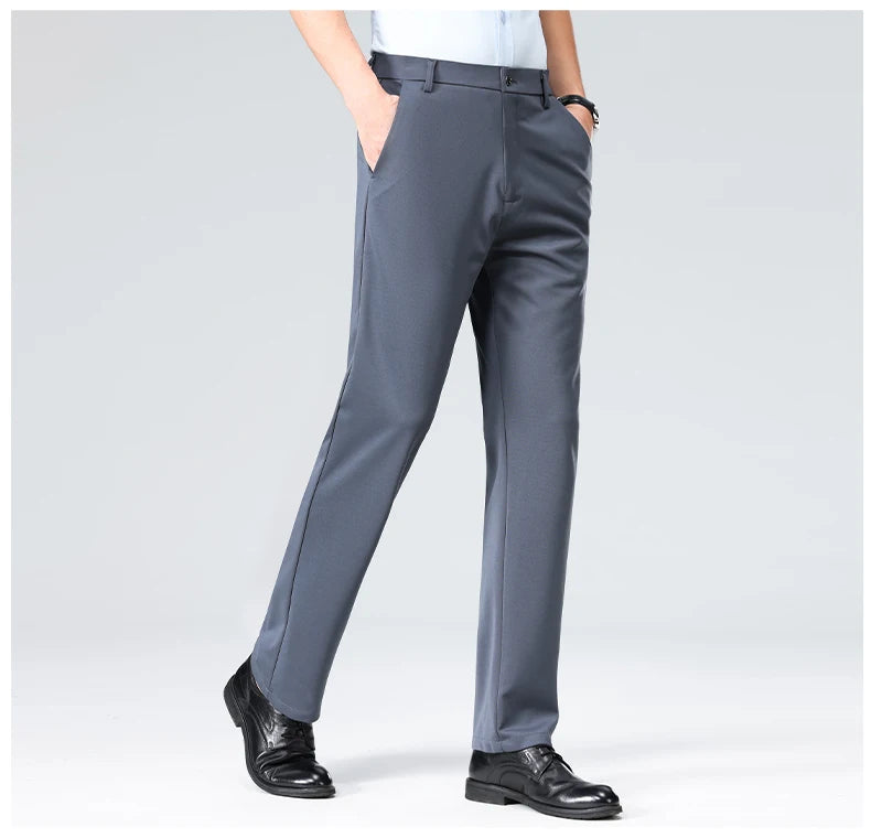 COMPRE 1 E LEVE 3 | Calça Social Clássica Alfaiataria + Cinto de Brinde