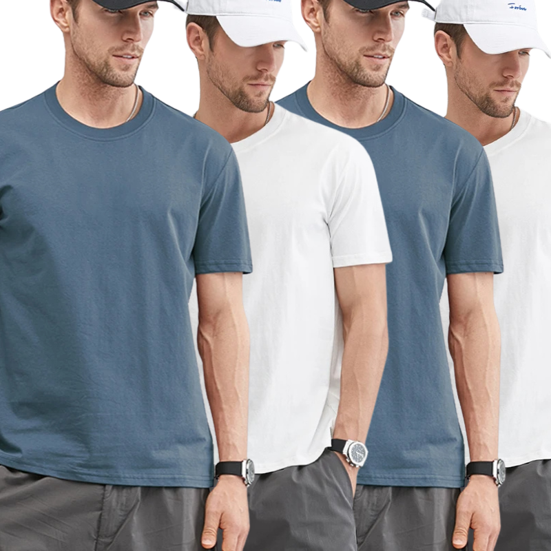Pague 2 Leve 4 - Camiseta Confort Basica Algodão