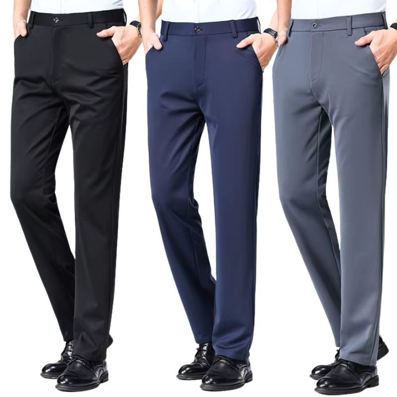 COMPRE 1 E LEVE 3 | Calça Social Clássica Alfaiataria + Cinto de Brinde