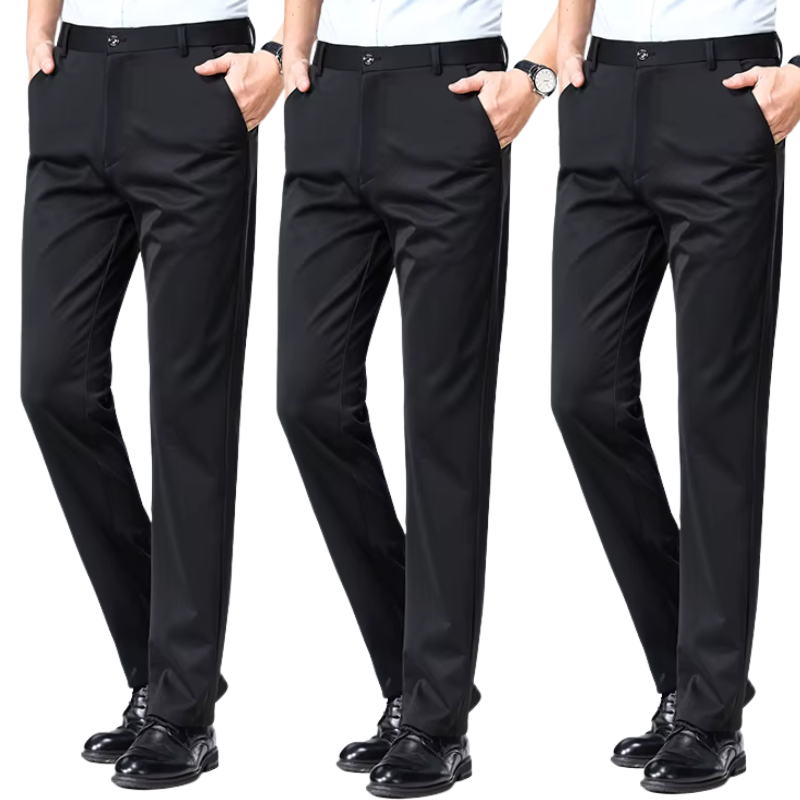 COMPRE 1 E LEVE 3 | Calça Social Clássica Alfaiataria + Cinto de Brinde