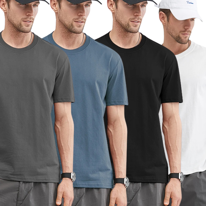 Pague 2 Leve 4 - Camiseta Confort Basica Algodão