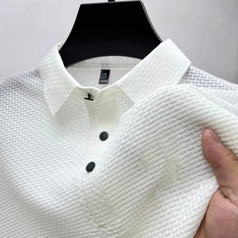Compre 3 Leve 5 - Camisa Polo Fresh Seda Gelo + Relogio de Brinde
