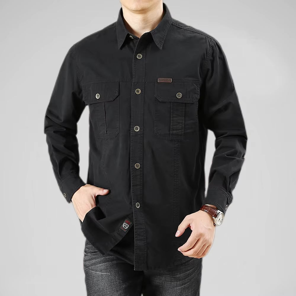 Pague 1 Leve 2 Camisa Cargo Manga Longa Elite