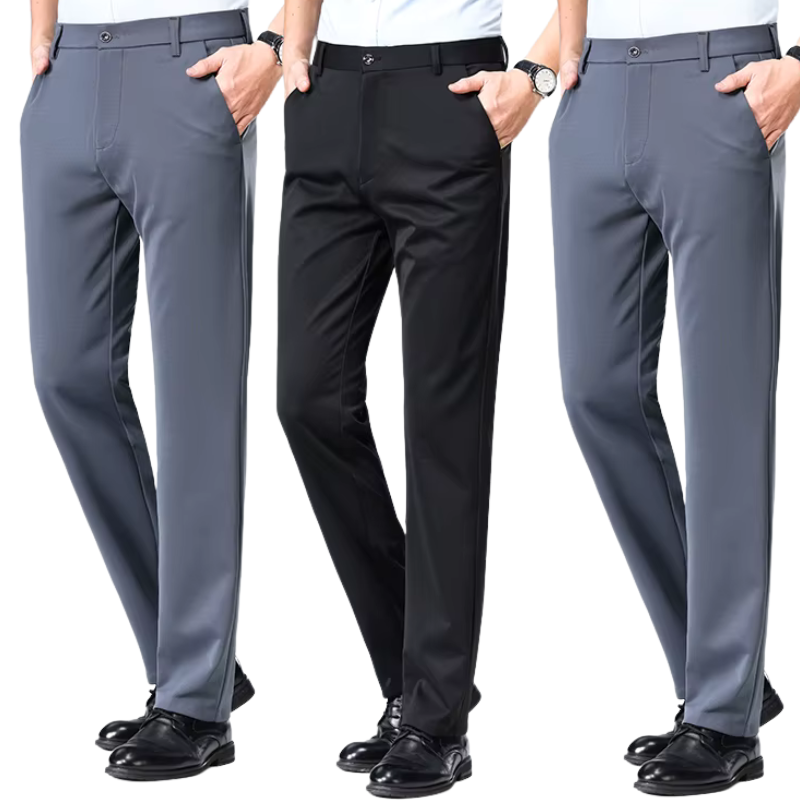 COMPRE 1 E LEVE 3 | Calça Social Clássica Alfaiataria + Cinto de Brinde