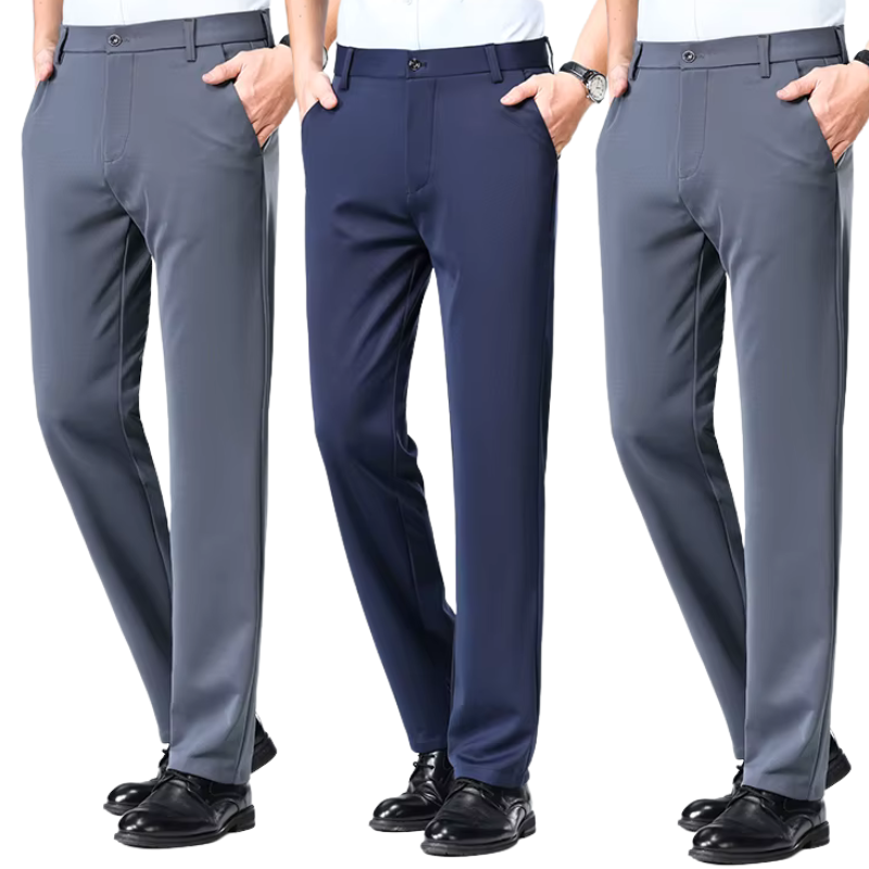 COMPRE 1 E LEVE 3 | Calça Social Clássica Alfaiataria + Cinto de Brinde