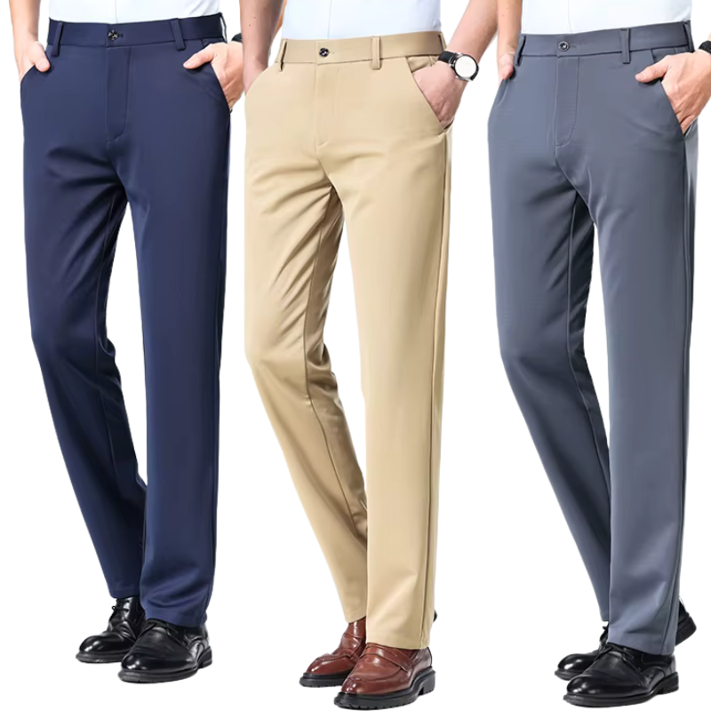 COMPRE 1 E LEVE 3 | Calça Social Clássica Alfaiataria + Cinto de Brinde