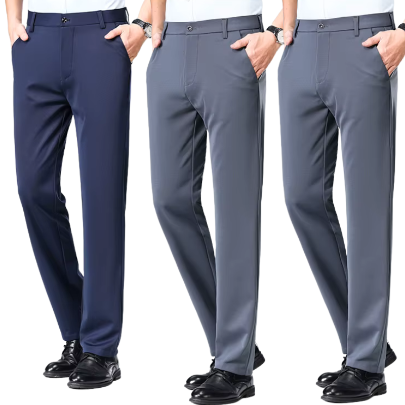 COMPRE 1 E LEVE 3 | Calça Social Clássica Alfaiataria + Cinto de Brinde