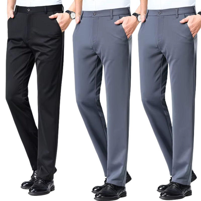 COMPRE 1 E LEVE 3 | Calça Social Clássica Alfaiataria + Cinto de Brinde