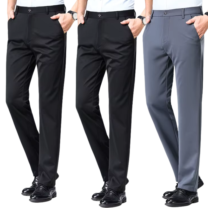 COMPRE 1 E LEVE 3 | Calça Social Clássica Alfaiataria + Cinto de Brinde