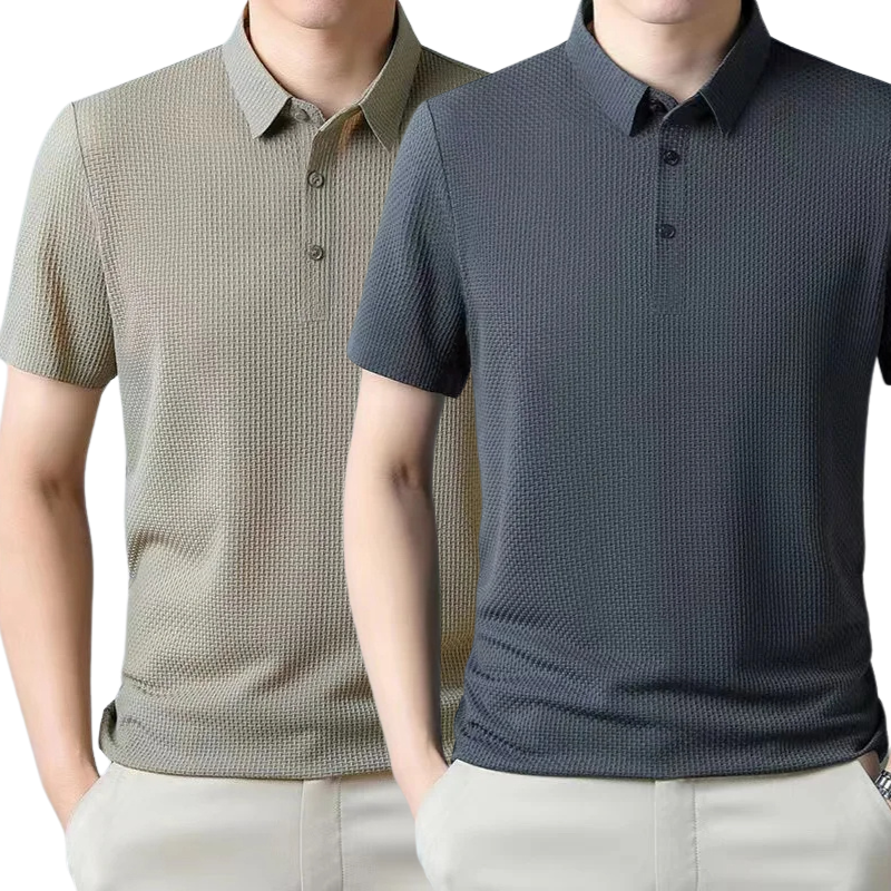 Compre 3 Leve 5 - Camisa Polo Fresh Seda Gelo + Relogio de Brinde