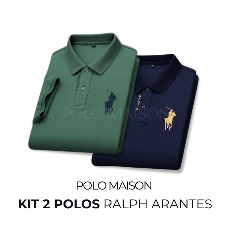 Kaufe 1 und bekomme 2 | Poloshirt von Ralph Urban + Uhr als Geschenk