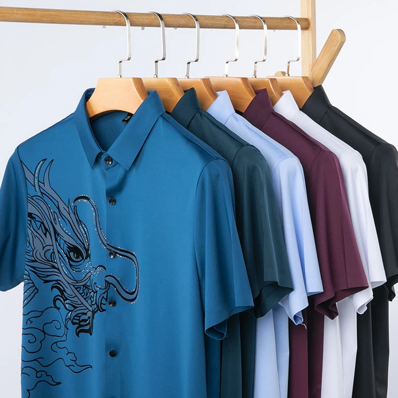 Camisa Social Imperial Dragon + Brinde Relogio social