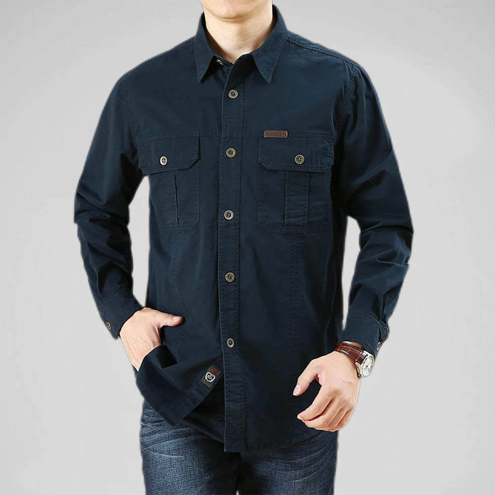 Pague 1 Leve 2 Camisa Cargo Manga Longa Elite