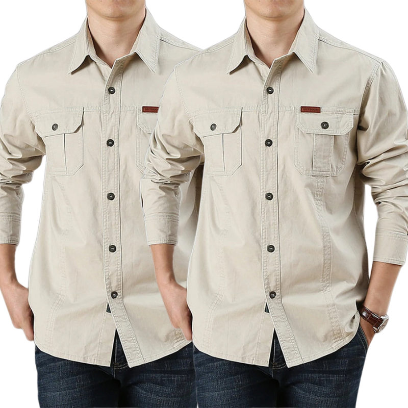Pague 1 Leve 2 Camisa Cargo Manga Longa Elite