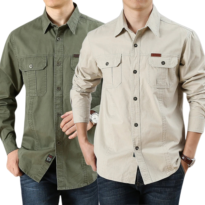 Pague 1 Leve 2 Camisa Cargo Manga Longa Elite