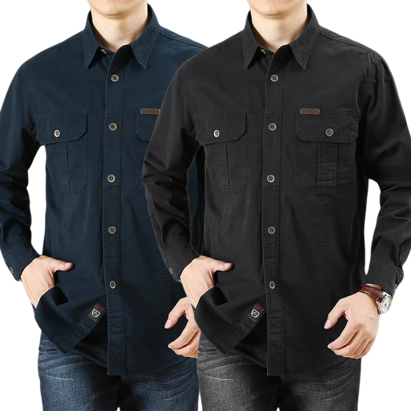 Pague 1 Leve 2 Camisa Cargo Manga Longa Elite
