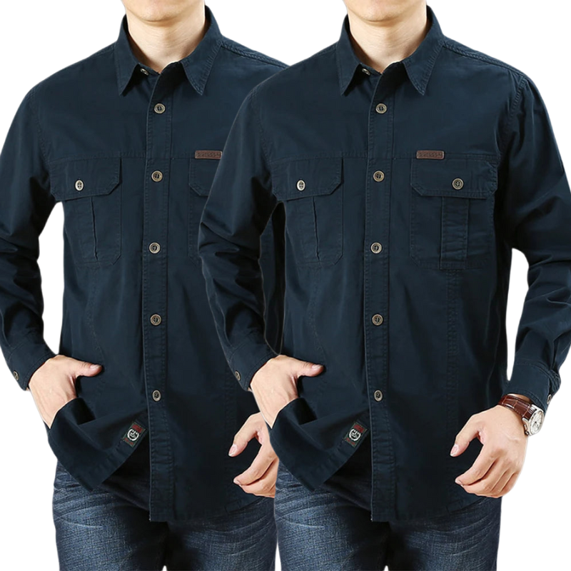 Pague 1 Leve 2 Camisa Cargo Manga Longa Elite