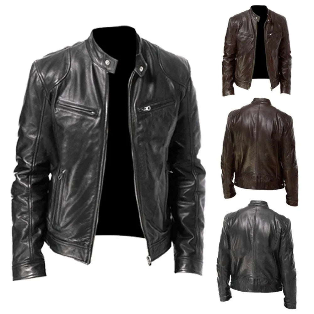 Maverick Men's Leather Jacket