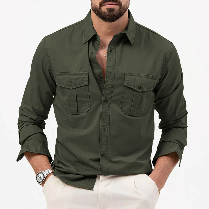 Pague 1 Leve 2 Camisa Cargo Manga Longa Elite