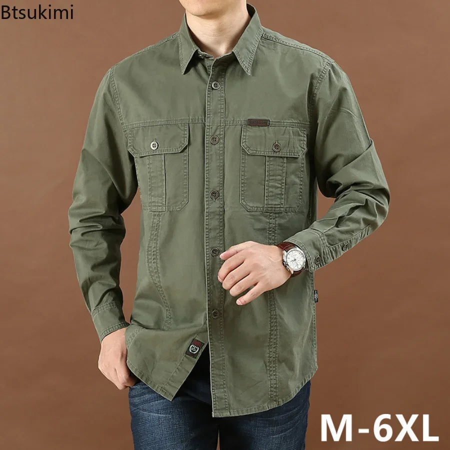 Pague 1 Leve 2 Camisa Cargo Manga Longa Elite