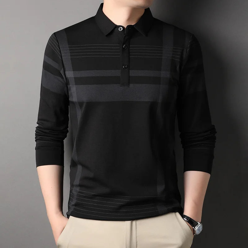 Camisa Polo Manga Longa Classic Sleeve