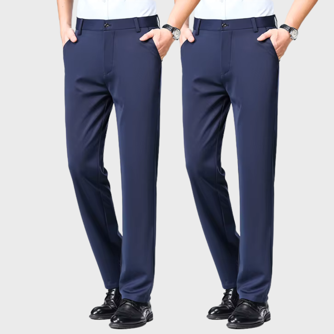 Achetez-en 1, obtenez-en 2 | Pantalon classique sur mesure + ceinture en cuir
