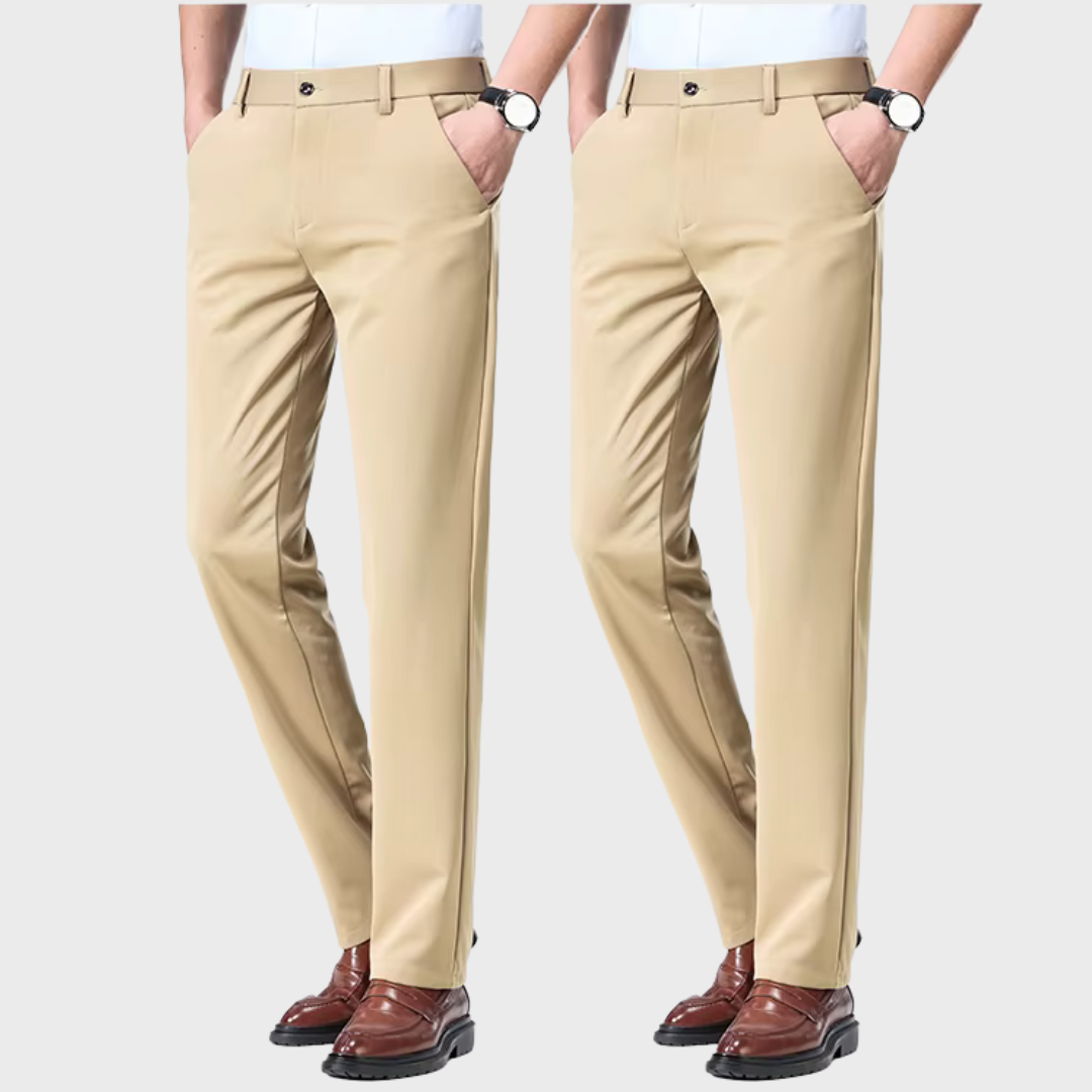 Achetez-en 1, obtenez-en 2 | Pantalon classique sur mesure + ceinture en cuir