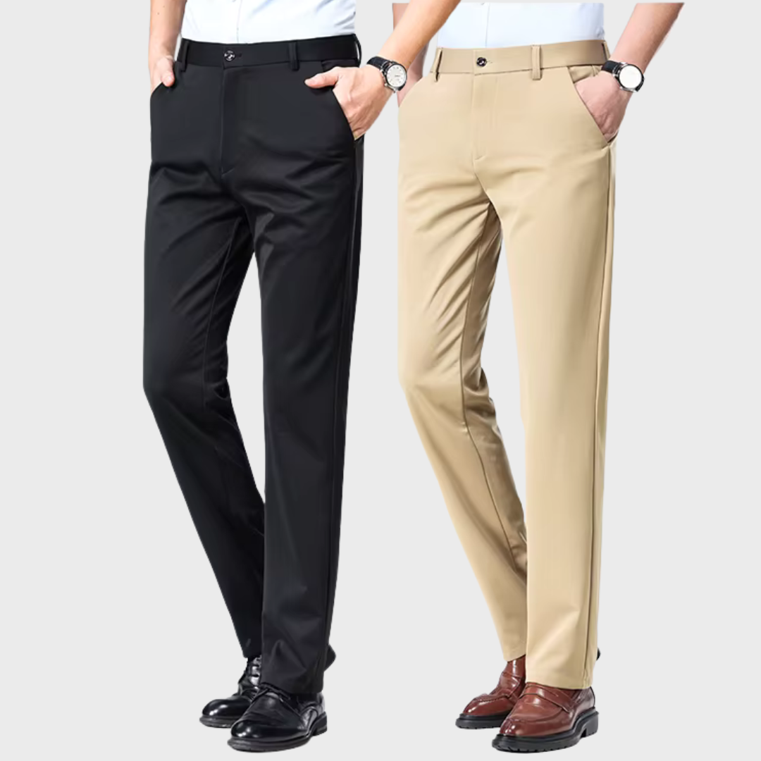 Achetez-en 1, obtenez-en 2 | Pantalon classique sur mesure + ceinture en cuir
