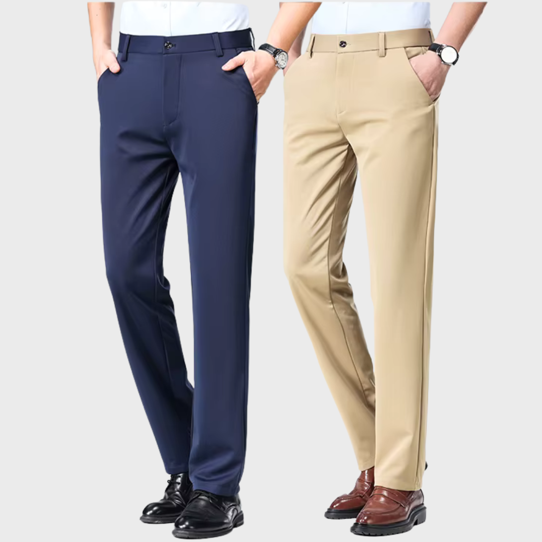 Achetez-en 1, obtenez-en 2 | Pantalon classique sur mesure + ceinture en cuir
