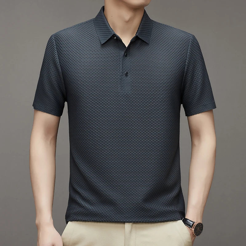 Compre 3 Leve 5 - Camisa Polo Fresh Seda Gelo + Relogio de Brinde