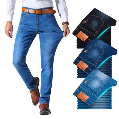 Pague 1 Leve 2 | Calça Jeans® Comfort Flex + Brinde Cinto Masculino - Loja Arantes