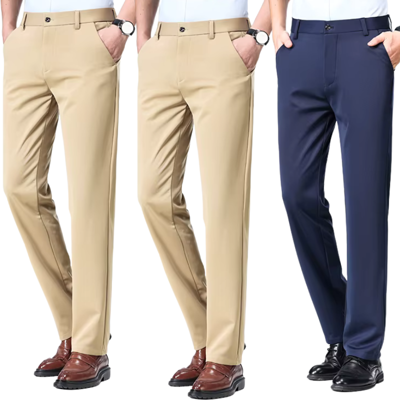 COMPRE 1 E LEVE 3 |  Calça Social Clássica Alfaiataria + Cinto de Brinde