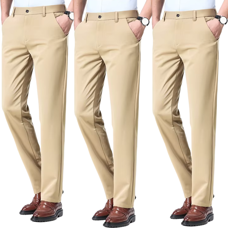 COMPRE 1 E LEVE 3 |  Calça Social Clássica Alfaiataria + Cinto de Brinde