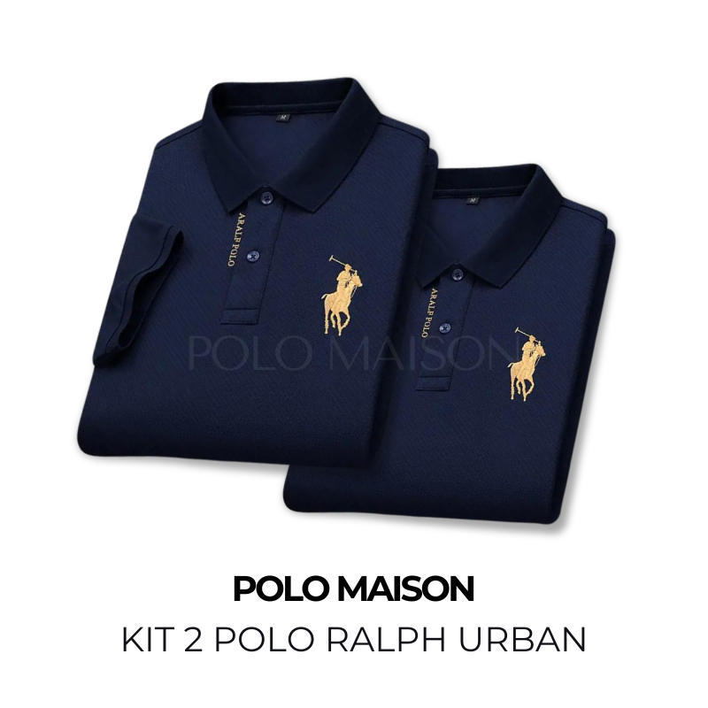 Kaufe 1 und bekomme 2 | Poloshirt von Ralph Urban + Uhr als Geschenk 