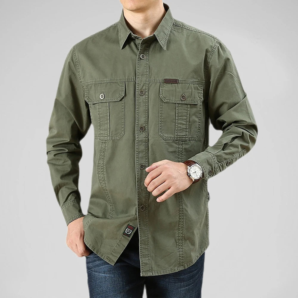 Pague 1 Leve 2 Camisa Cargo Manga Longa Elite