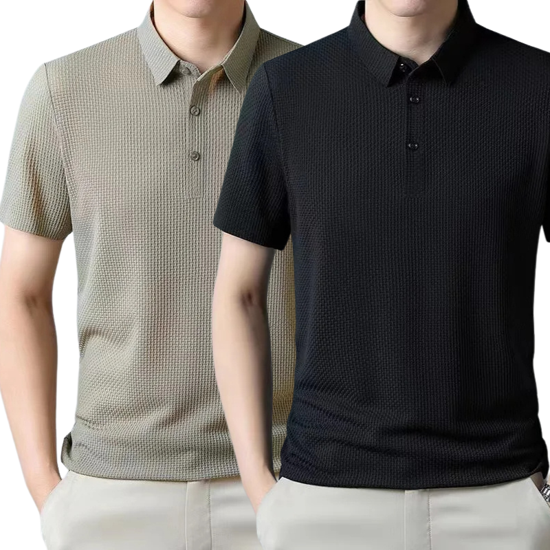 Compre 3 Leve 5 - Camisa Polo Fresh Seda Gelo + Relogio de Brinde