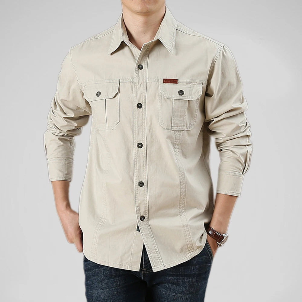 Pague 1 Leve 2 Camisa Cargo Manga Longa Elite