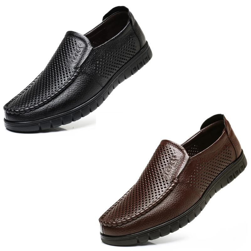 Pague 1 Leve 2 | Mocassim de couro legitimo Adão + brindes
