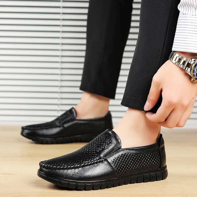 Pague 1 Leve 2 | Mocassim de couro legitimo Adão + brindes