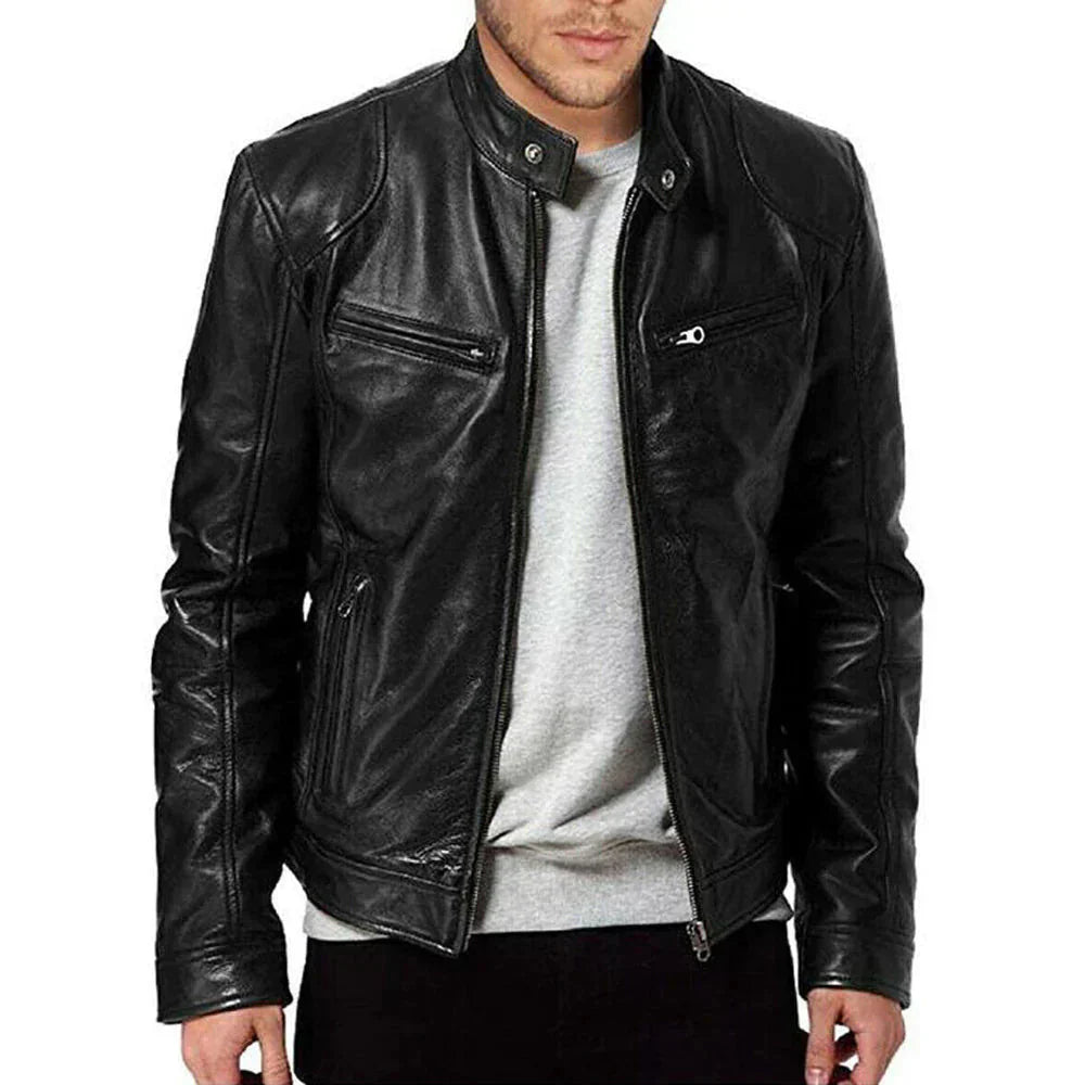 Maverick Men's Leather Jacket