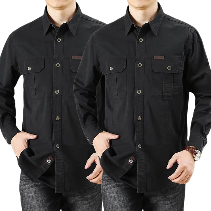 Pague 1 Leve 2 Camisa Cargo Manga Longa Elite